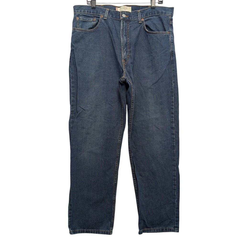 Vintage Y2K Levi's 550 Relaxed Fit Jeans Men 38x30 Blue Tapered‎ Leg Denim